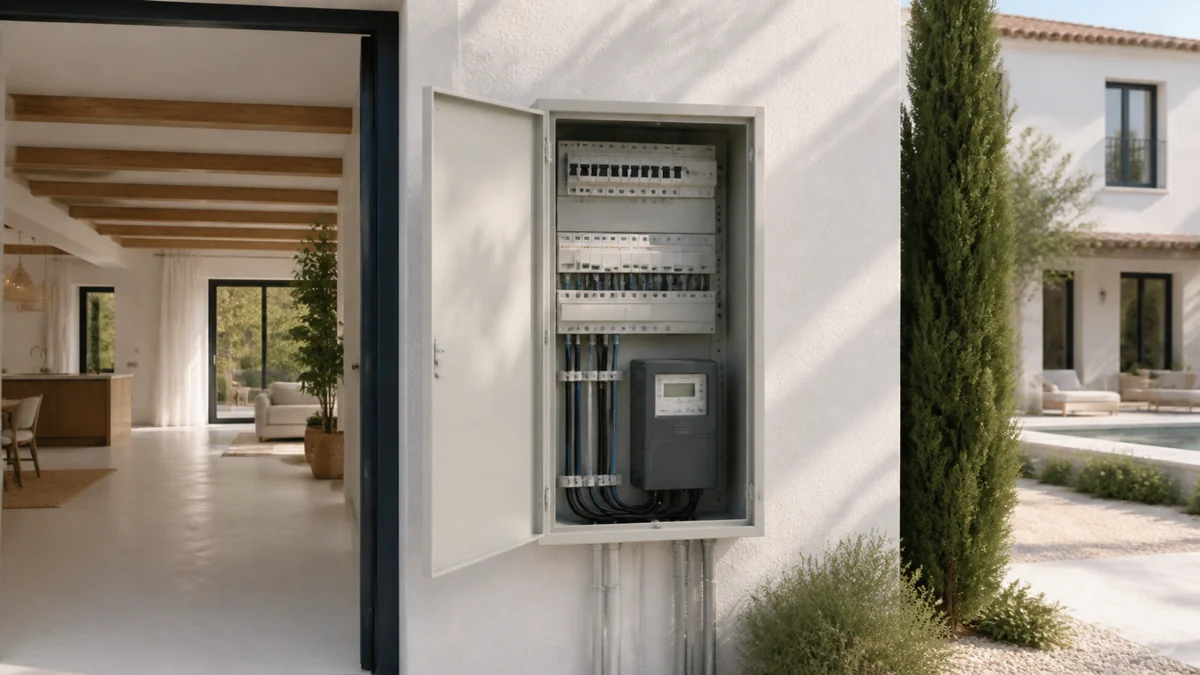 Instalación eléctrica de alta capacidad en una vivienda y pequeño negocio